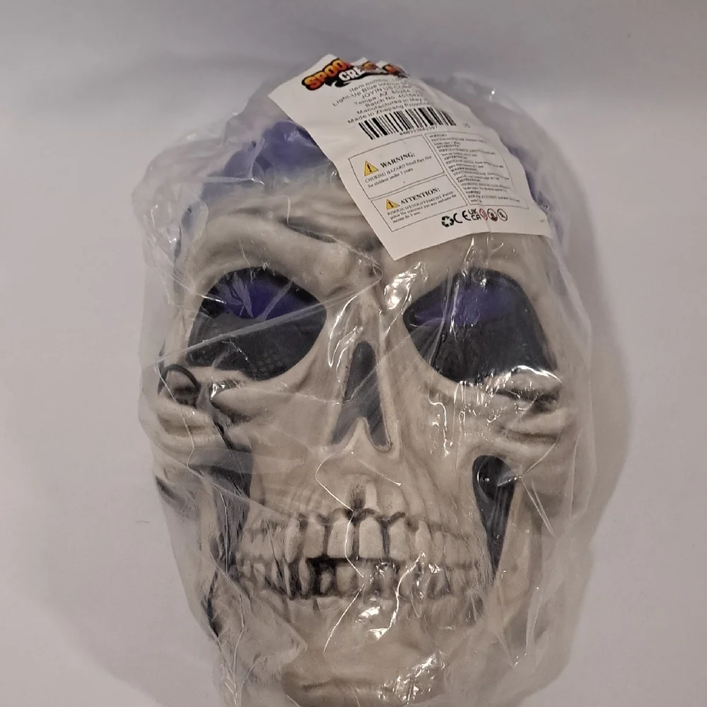 Men's Purple Skull Face Mask